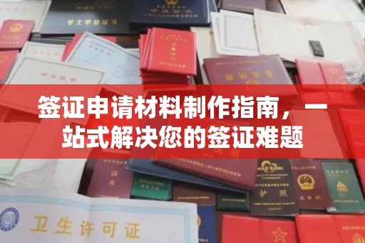 华坪签证申请材料制作指南，一站式解决您的签证难题